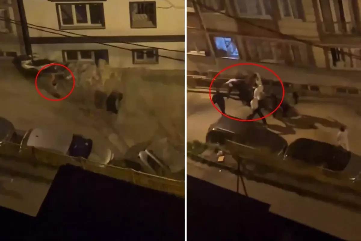 Yer: İstanbul! Erkek arkadaşının evinin önüne gelen kadını böyle dövdüler