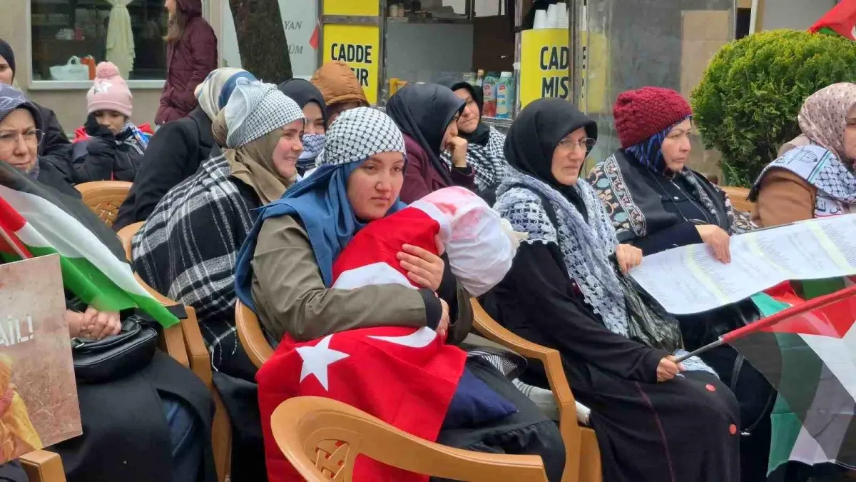Bartın'da Filistin'e Destek Eylemi: Katliamlar Protesto Edildi