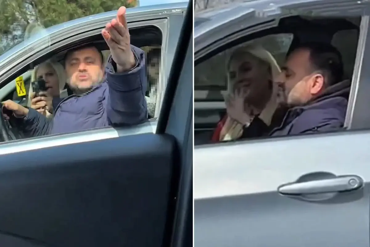 Trafik magandası tehdit savurdu: Senin bir gün kafana sıkarlar