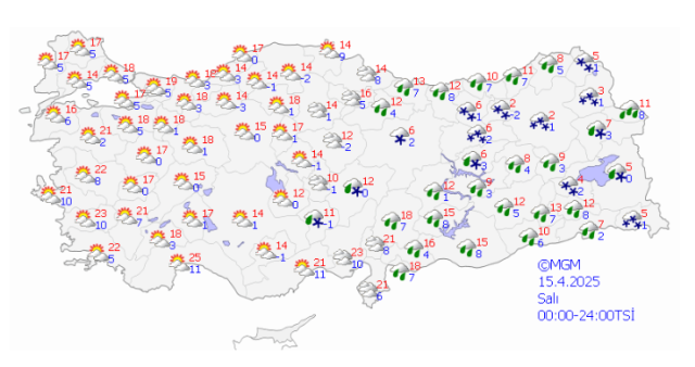 ANKARA HAVA DURUMU | 15 Nisan Ankara'da hava nasıl olacak? Ankara günlük ve 5 günlük hava durumu tahmini!