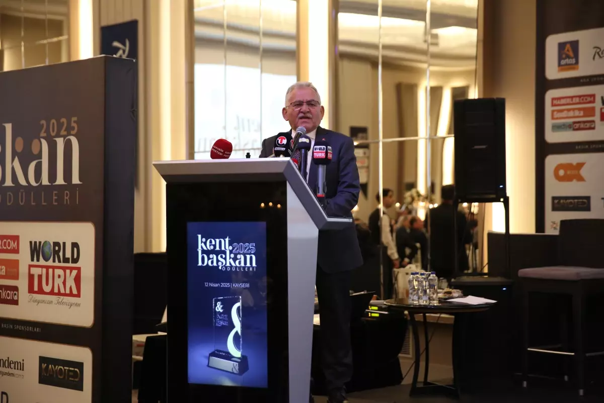 Başkan Büyükkılıç: Yapay zekâ projeleriyle ödüle layık görülmek gurur verici