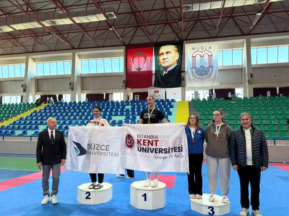 Düzce Üniversitesi Tekvando Şampiyonası'nda Başarılar Elde Etti