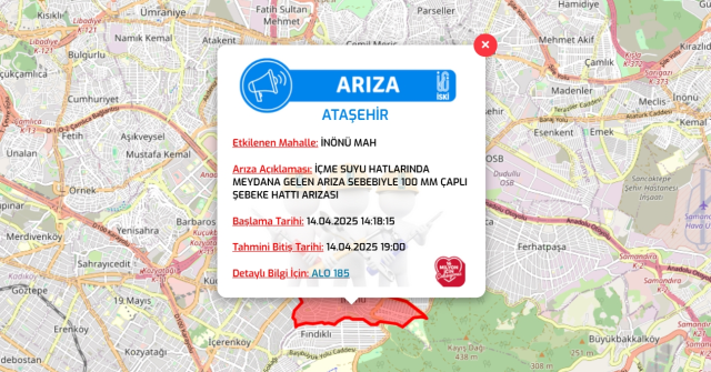 İstanbul İSKİ su kesintisi! 14-15 Nisan İstanbul'da su kesintisi ne zaman bitecek, sular ne zaman gelecek?