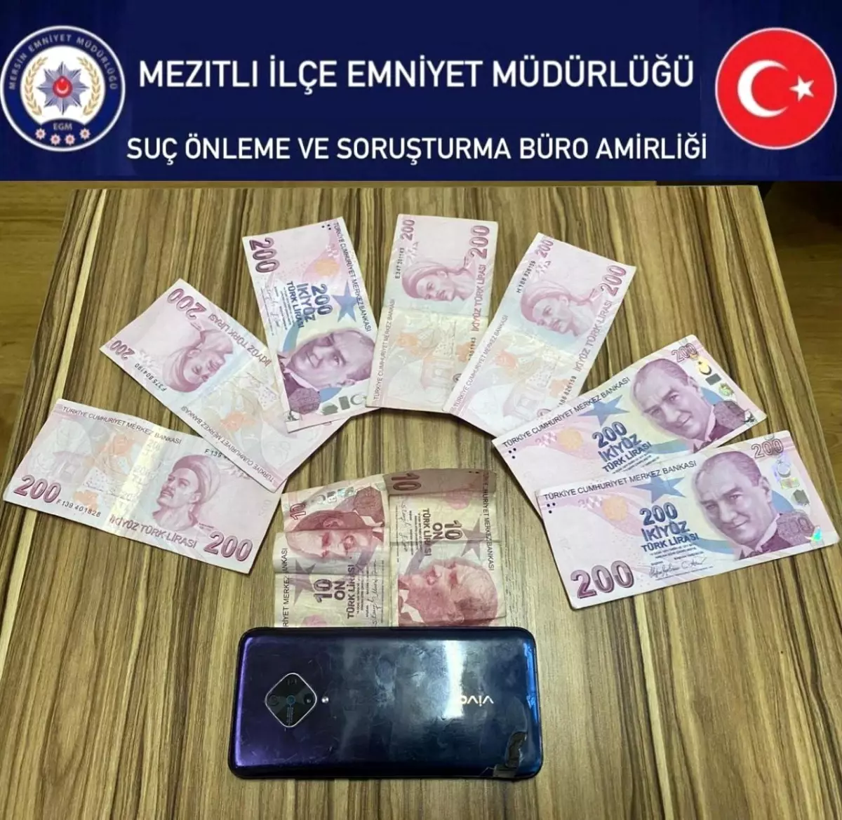 Mersin'de Kapkaç Yapan İki Şüpheli Gece Yakalandı