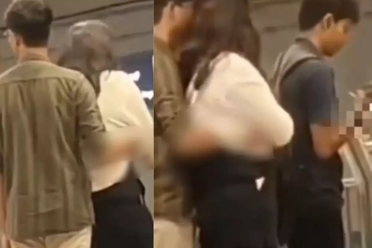Metroda uygunsuz davranışlarda bulunan çift büyük öfke yarattı