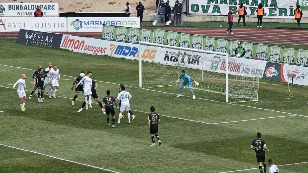 Bandırmaspor ve Iğdır FK 1-1 Berabere Kaldı