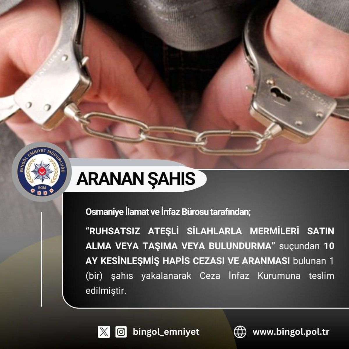 Bingöl'de Aranan 7 Şüpheli Yakalandı