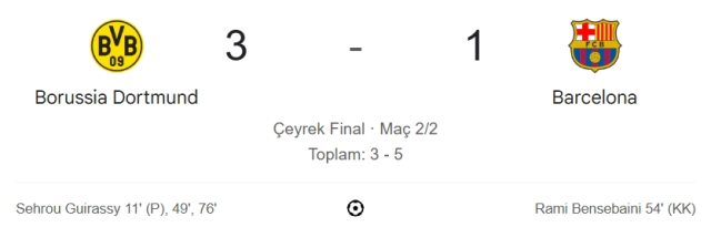Borussia Dortmund Barcelona maç özeti ve golleri! (VİDEO) Borussia Dortmund Barcelona geniş özeti! Golleri kim attı, maç kaç kaç bitti?