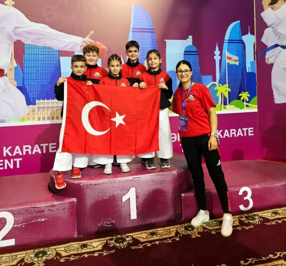 Deniz Karate Spor Kulübü, Bakü'de Büyük Başarı Elde Etti