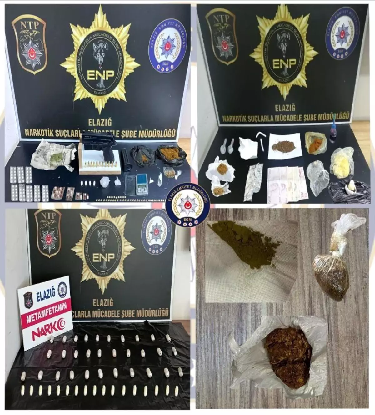 Elazığ'da Uyuşturucu Operasyonunda 12 Şüpheli Tutuklandı