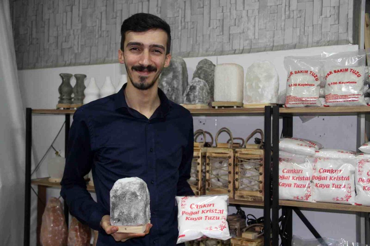 Çankırı'dan Genç Girişimci Tuz İşiyle Başarıya Koşuyor