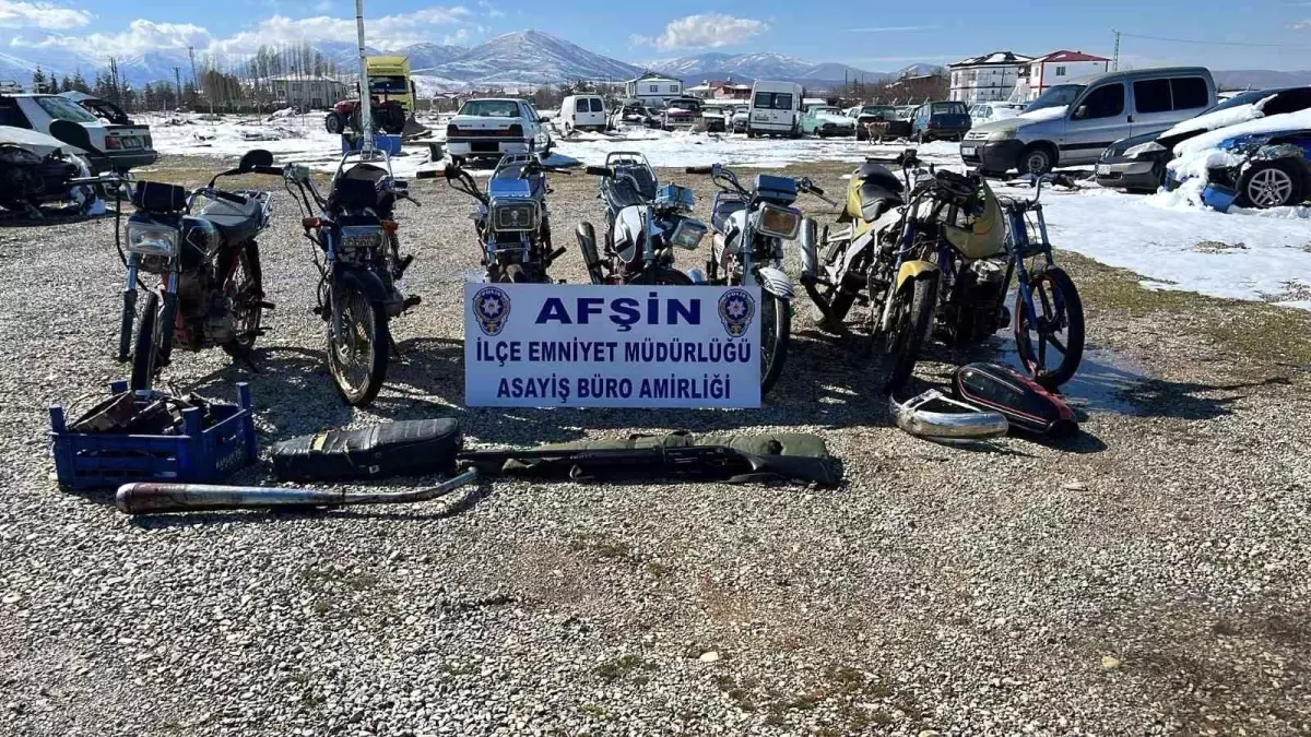 Kahramanmaraş'ta 7 Motosiklet Hırsızlığı: 2 Gözaltı