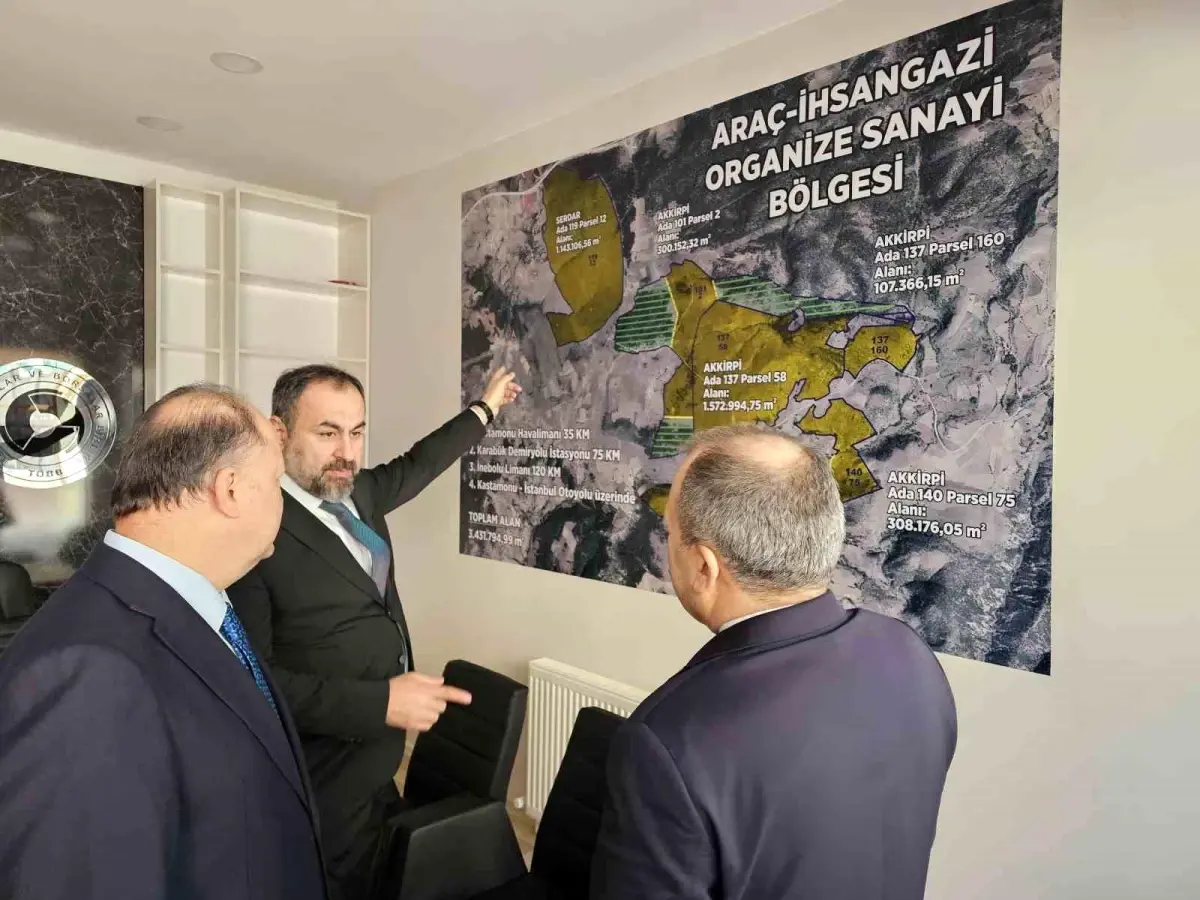 Kastamonu'ya kurulacak organize sanayi bölgesi için yer seçimi komisyon süreci başladı