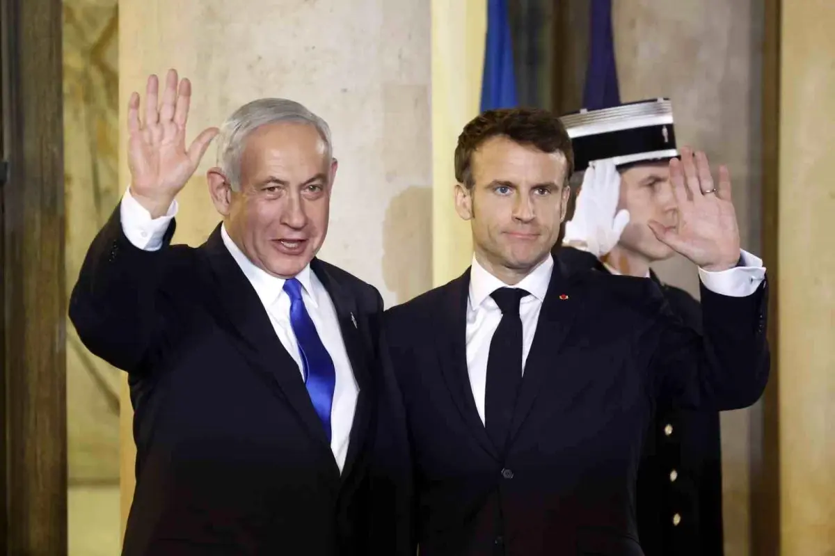 Macron, Netanyahu ile Görüşerek Gazze için İnsani Yardım Çağrısı Yaptı