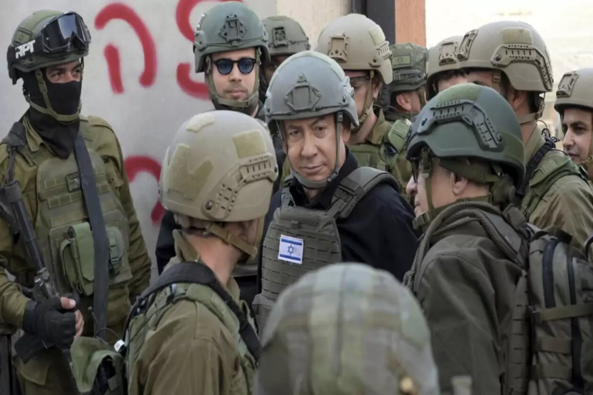 Netanyahu, işgal altındaki Gazze'ye gitti
