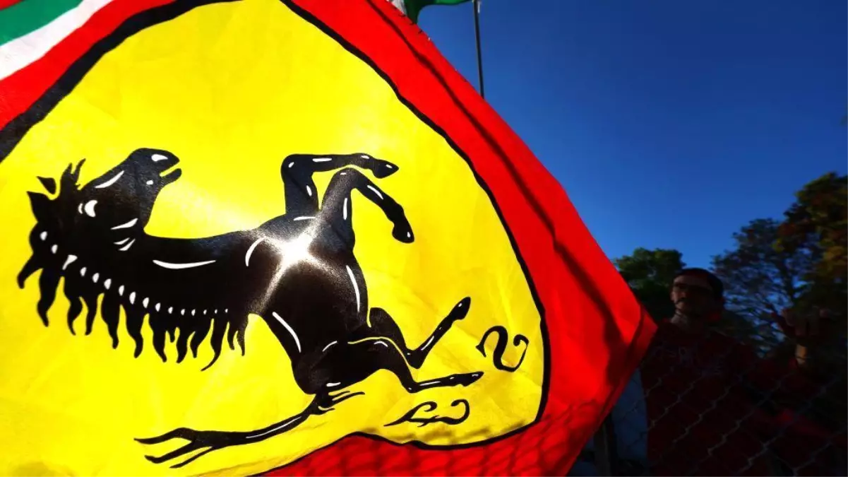 Sırbistan'da hükümet karşıtı protestoların sembolü Ferrari bayrağı