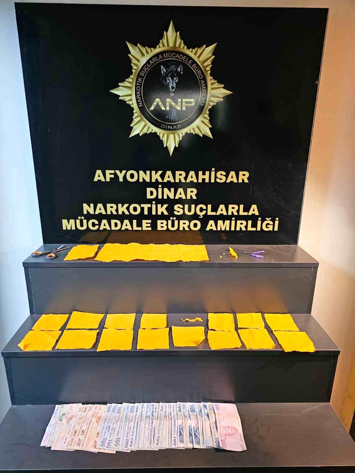 Afyonkarahisar'da Uyuşturucu Peçetesi Operasyonu: 2 Tutuklama
