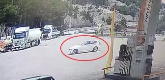 Akaryakıt istasyonunda drift pahalıya patladı