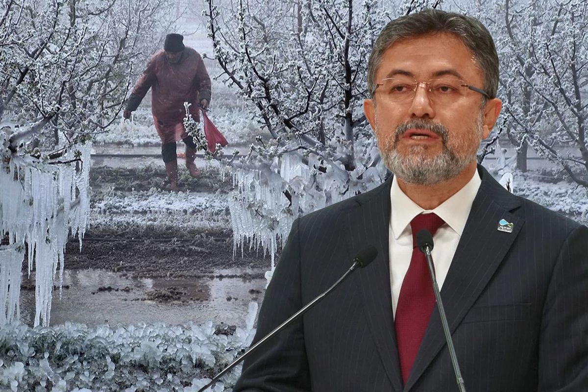 Bakan Yumaklı'dan zirai don açıklaması: 'Mahvolduk' demek sorumsuzca bir tutum