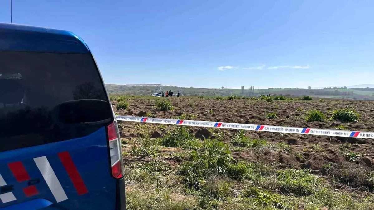 Bursa'da Eğitim Uçağı Tarlaya Zorunlu İniş Yaptı