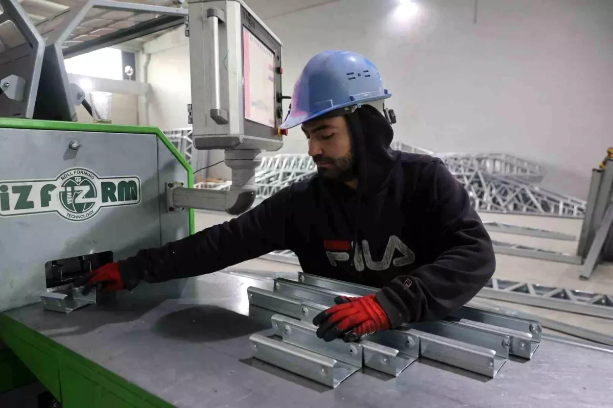 Elazığ'da Çelik Konstrüksiyon Fabrikası Açıldı