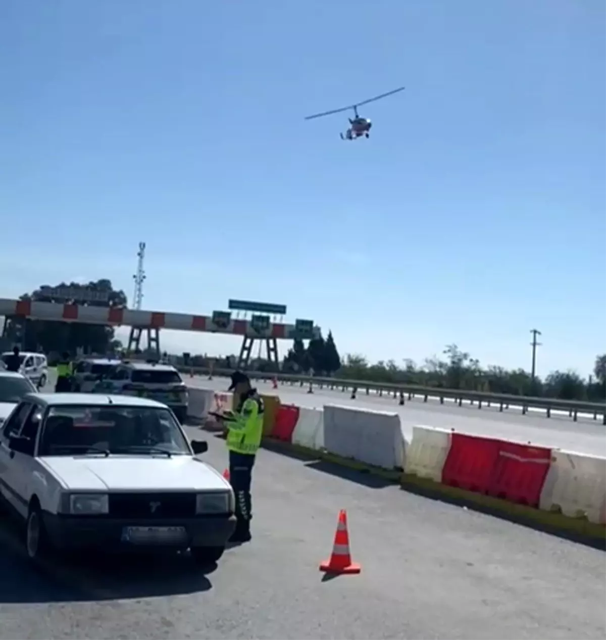Aydın'da Havadan Trafik Denetimi: Kural Tanımaz Sürücülere Ceza