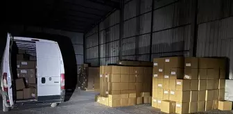 Adana'da 27 Milyon Kaçak Makaron Ele Geçirildi