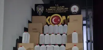 Adana'da 980 Litre Sahte İçki Ele Geçirildi