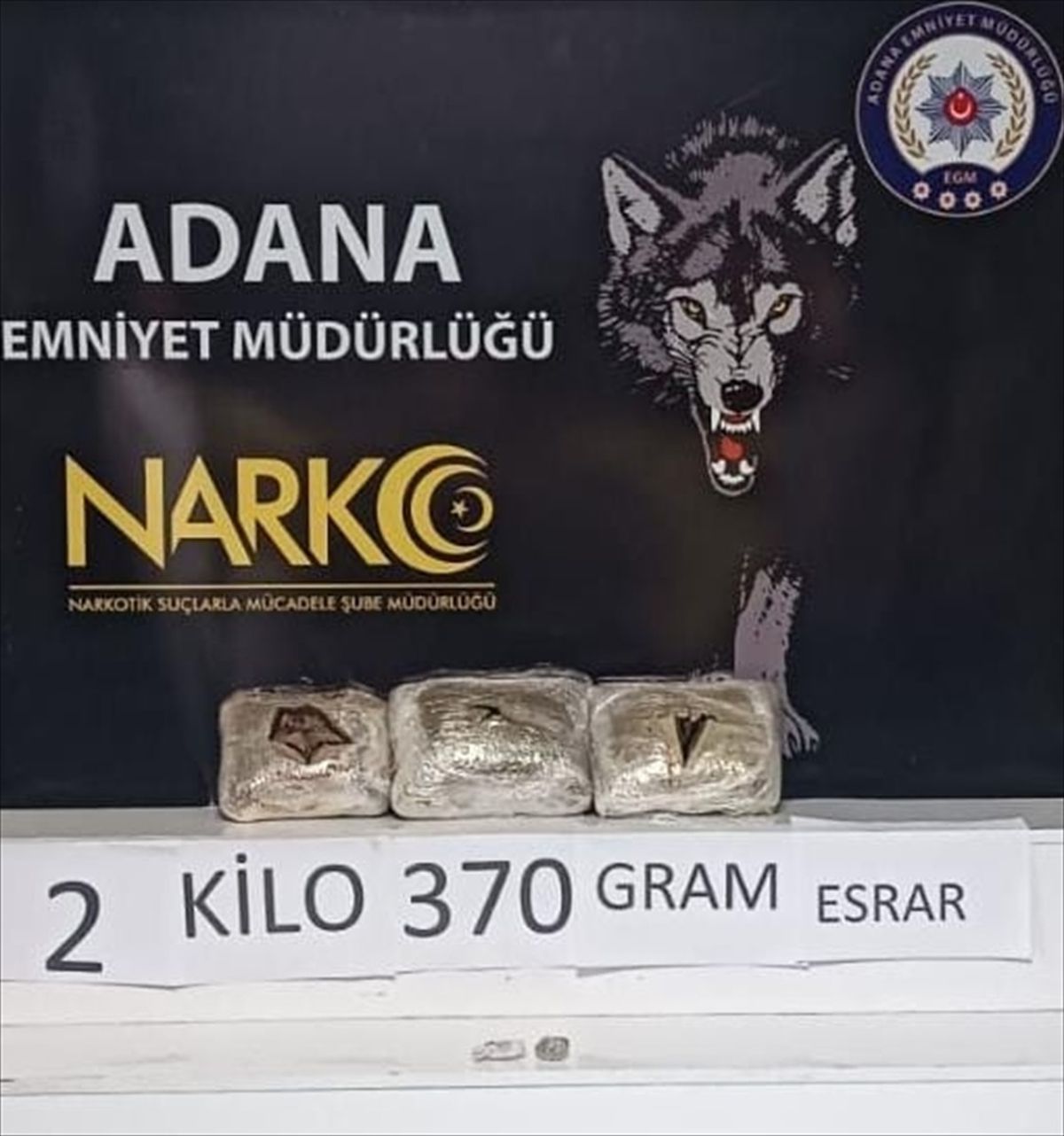 Adana'da 2 Kilo 370 Gram Esrar Ele Geçirildi, 2 Şüpheli Tutuklandı
