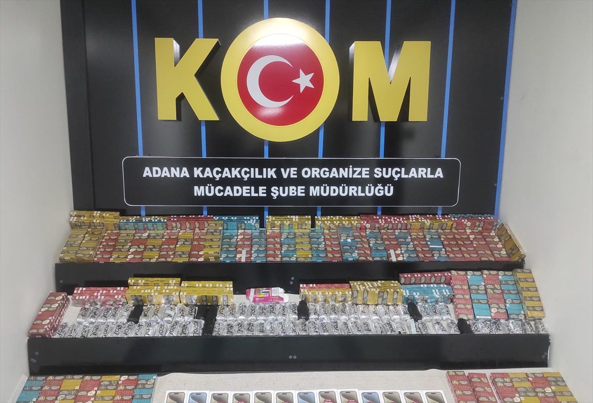 Adana'da Kaçakçılık Operasyonu: 3 Gözaltı