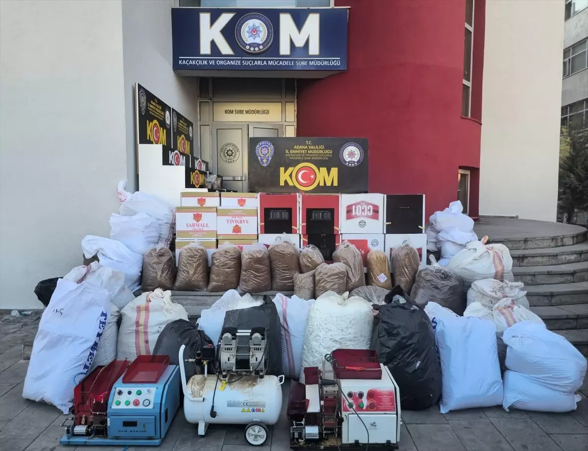 Adana'da Kaçakçılık Operasyonu: 4 Gözaltı