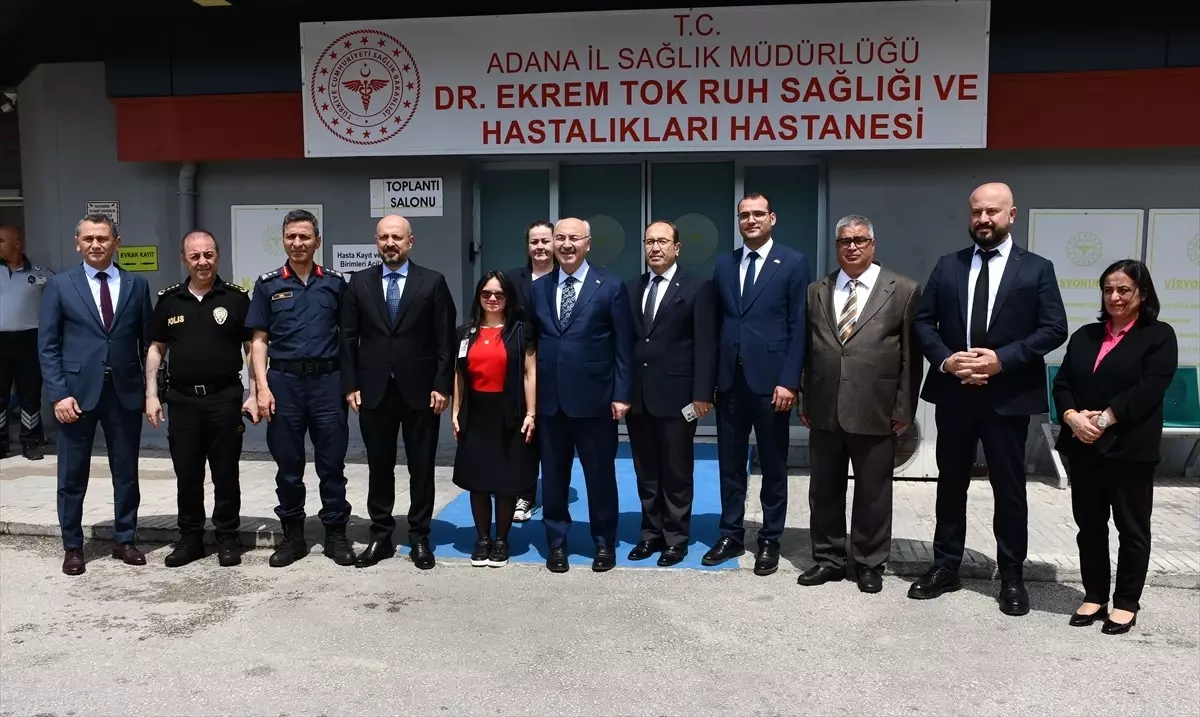 Adana Valisi Köşger, Ruh Sağlığı Hastanesini Ziyaret Etti