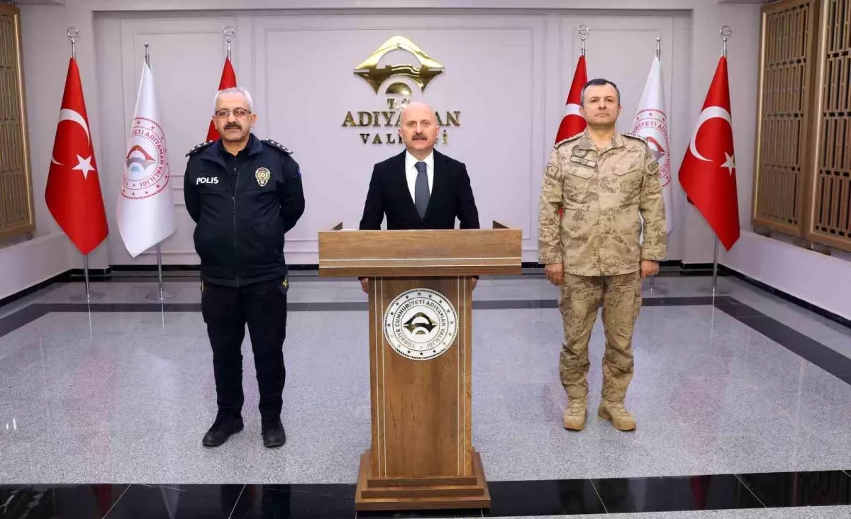 Adıyaman'da güvenlik ve asayiş toplantısı yapıldı