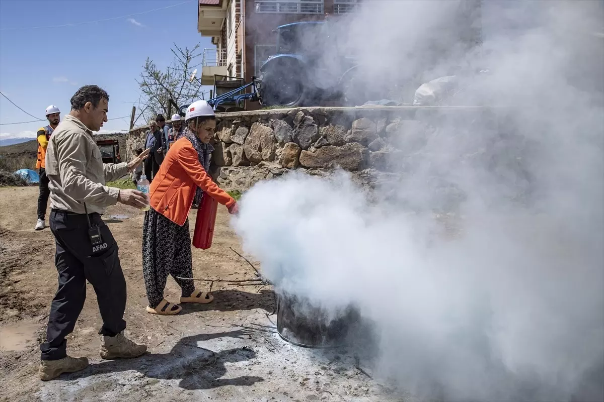 Tunceli'de 'Afete Hazır Köy Projesi' ile Afet Farkındalığı Artırılıyor
