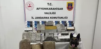 Afyonkarahisar'da Kaçak Tütün Operasyonu: 15 Bin 940 Makaron Ele Geçirildi