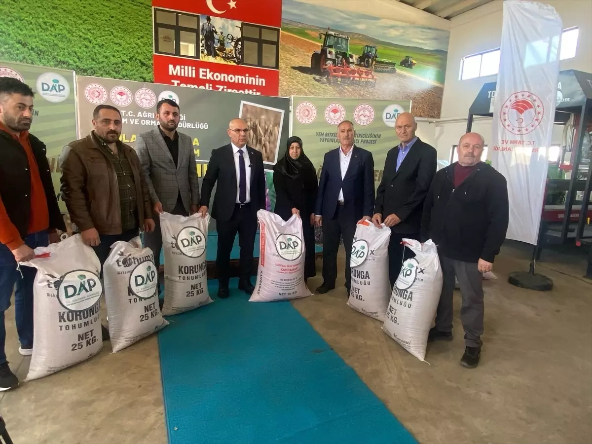 Ağrı'da Tarımda Çeşitlilik Artırmak İçin 120 Ton Tohum Desteği