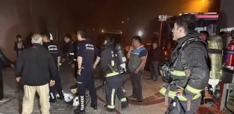Alanya'da Mobilya Atölyesinde Yangın