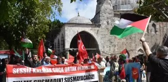 Antalya'da Gazze Saldırılarına Protesto Yürüyüşü