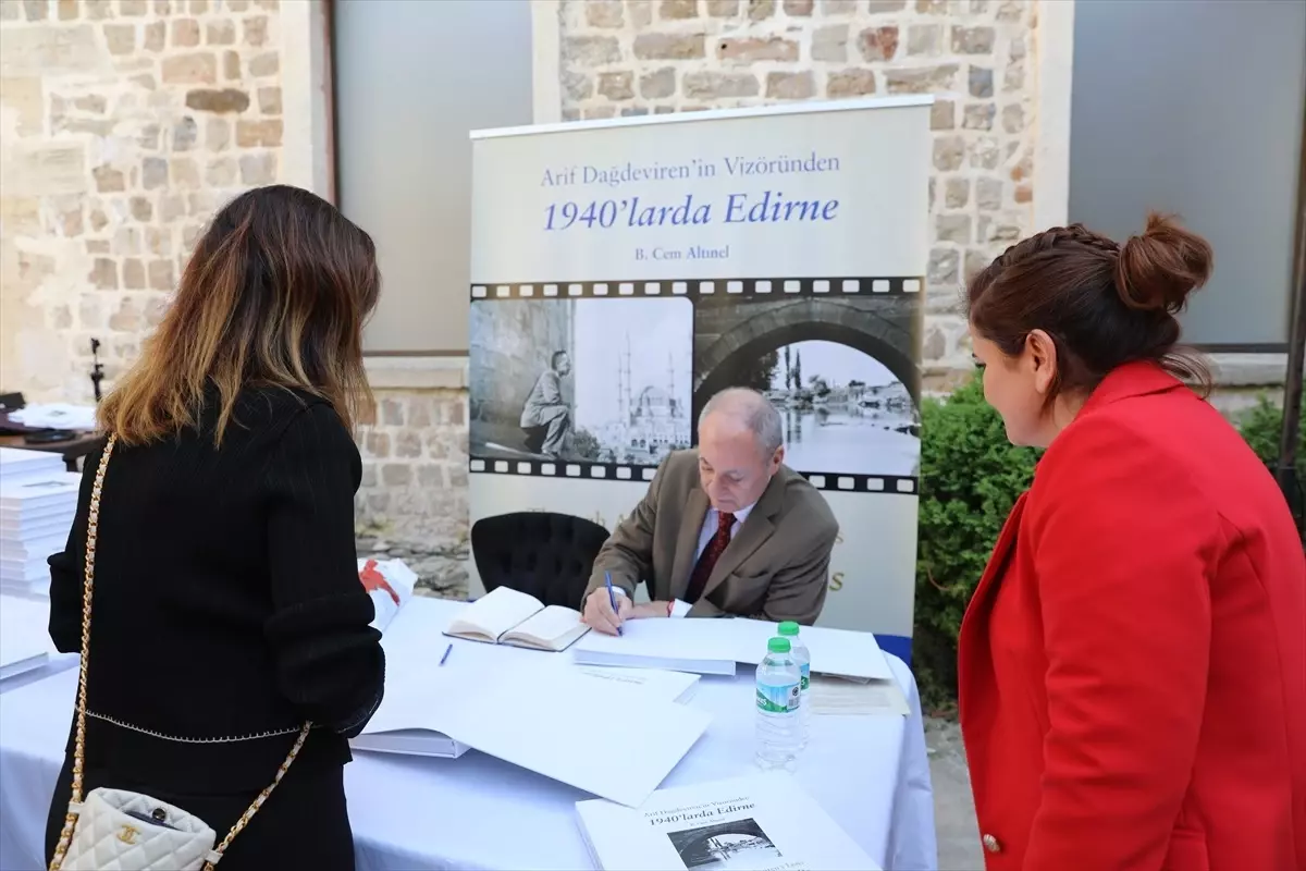 Edirne'de 1940'lı Yıllara Duygusal Bir Yolculuk: Arif Dağdeviren'in Kitap ve Sergisi
