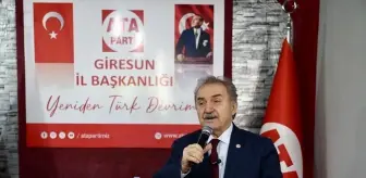 ATA Parti Genel Başkanı Zeybek, Giresun'da Teşkilat Açılışı Yaptı