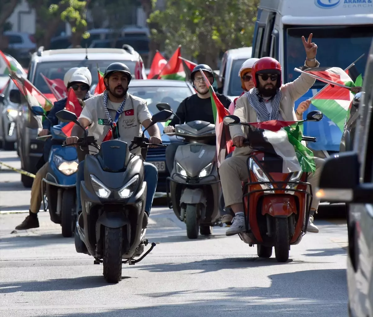 Aydın'da Gazze'ye Destek Mitingi Düzenlendi