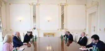 Azerbaycan Cumhurbaşkanı Aliyev, AGİT Genel Sekreteri Sinirlioğlu'nu Kabul Etti