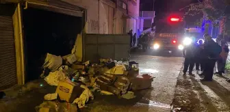 Bafra'da Yangın: Depo Kısa Sürede Söndürüldü