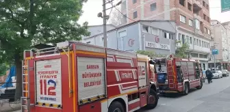 Bafra'da Tekstil Atölyesinde Yangın Çıktı