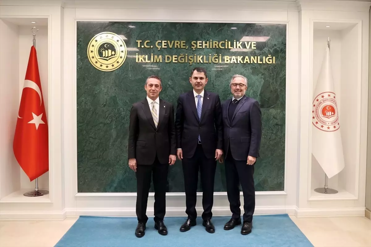 Bakan Murat Kurum, Fenerbahçe Başkanı Ali Koç'u Ağırladı