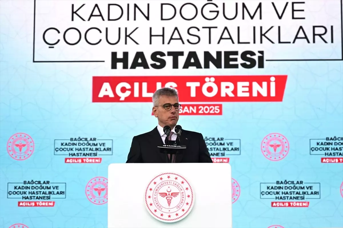 Bakan Memişoğlu, Bağcılar Kadın Doğum ve Çocuk Hastalıkları Hastanesinin açılışında konuştu Açıklaması