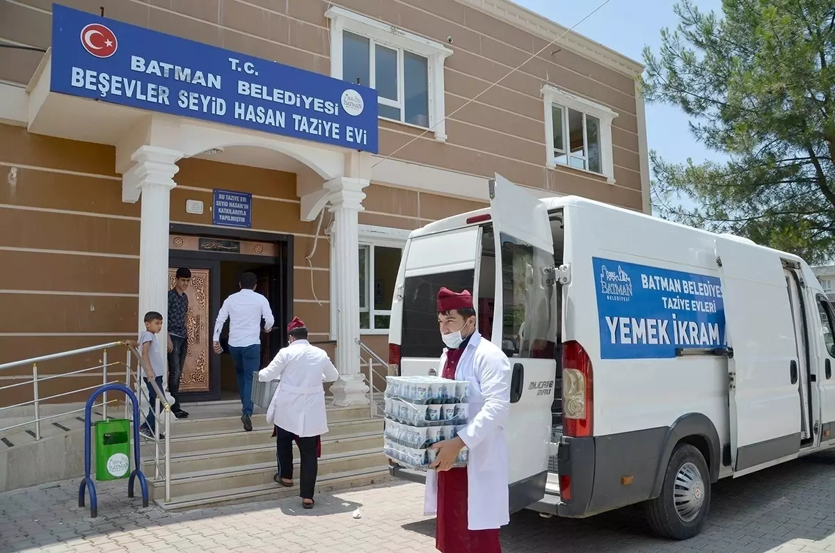 Batman Belediyesi Taziye Evlerine Destek Sağlamaya Devam Ediyor