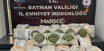 Batman'da Uyuşturucu Operasyonu: 39 Kilo Skunk Ele Geçirildi