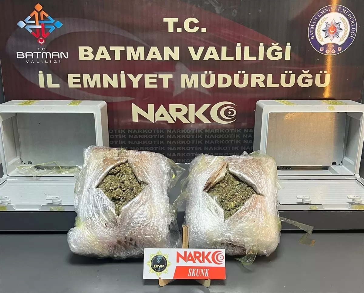 Batman'da Uyuşturucu Operasyonu: 4 Zanlı Tutuklandı
