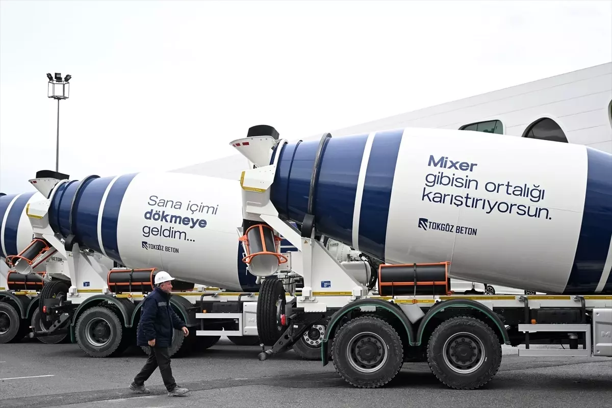 Kayseri'deki Beton Mikserlerinde Mizahi Sözler Dikkat Çekiyor